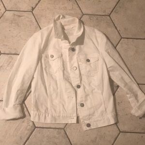 Aeropostale White Jean Jacket